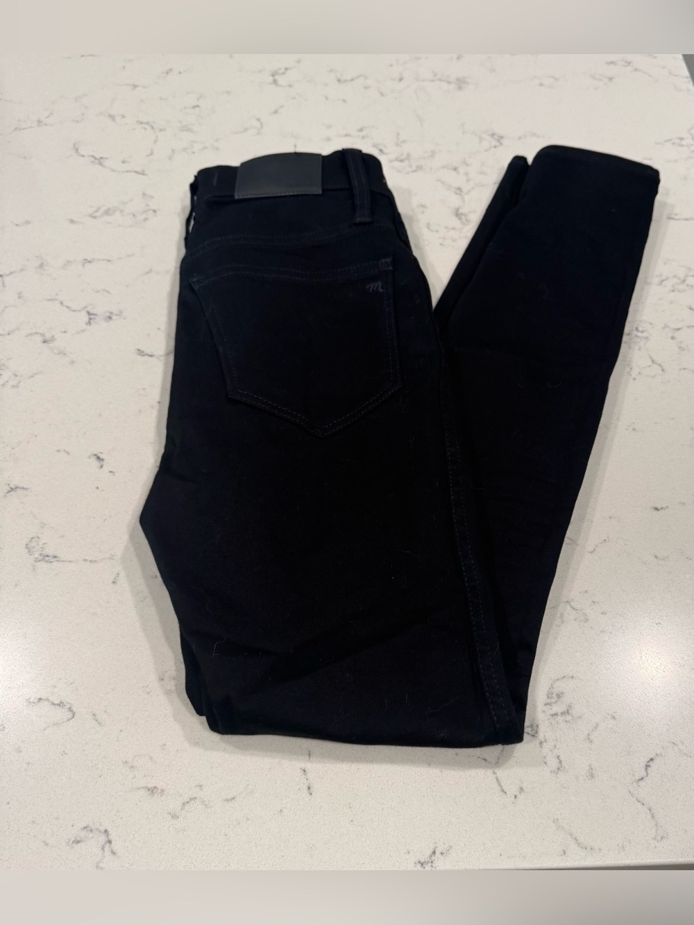 NWOT Madewell 10” High-Rise Black Skinny Jeans Size 24